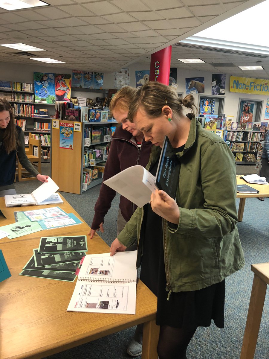ATS_ESOL's tweet photo. Exploring resources through the ESOL/HILT Pop-up Learning Lab @APS_ESOL https://t.co/HdHRZB0lPo