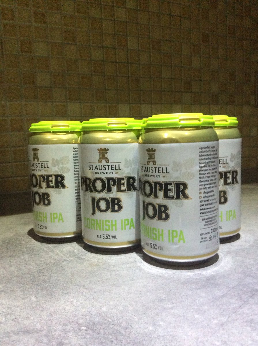 An unexpected delivery arrived today via Mr FedEx, many thanks to Marc Bishop &amp; <a href="/StAustellBrew/">St Austell Brewery</a> for my sample of #propercans  - At the mo, to those who are interested, they can only be found at <a href="/Tesco/">Tesco</a>   - Six for £7 😀🍺
