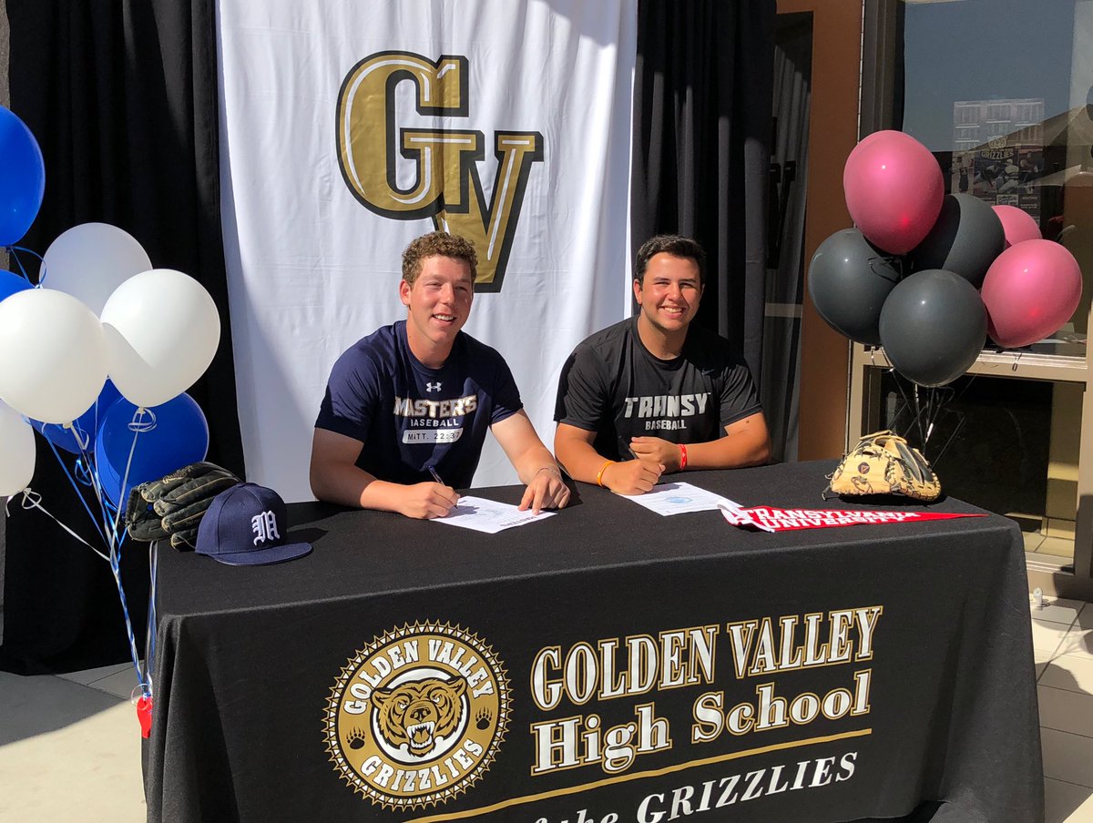 gvhs_baseball's tweet image. Signing Day!  Congratulations to Matt Broadwater for committing to Transylvania University and Chandler Smith for committing to The Master's University.  We are proud of you both! 🖤🐻⚾️💛@GVHSAthletics @SignalSports