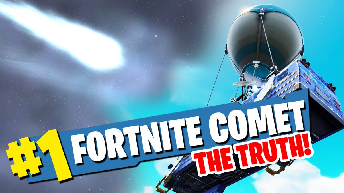 DeanoSauruz's tweet photo. NEW VIDEO https://t.co/mEPavYgkau @FortniteGame is in the middle of an online conspiracy, and here at #ConspiracyCorner HQ we and only WE have THE TRUTH. #Fortnite #Comet #april18 #Strayedawaythread #mh370 #lizards https://t.co/W6yCg9tQIg