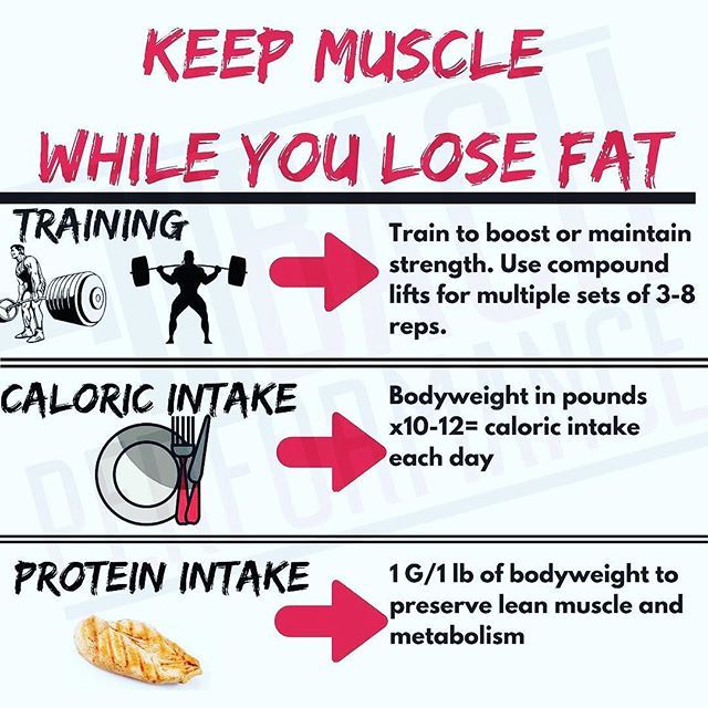 Lose fat keep muscle mass