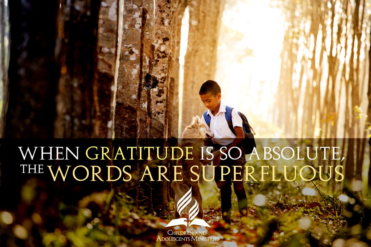 dia_childrens's tweet photo. When you show how #grateful you are, you dont need to use #words.
#TheBackpackThatSpeaksAlone #Adventist #AdventistChildren #InterAmericanDivision #VBS2018 https://t.co/mmOoXT5QF1