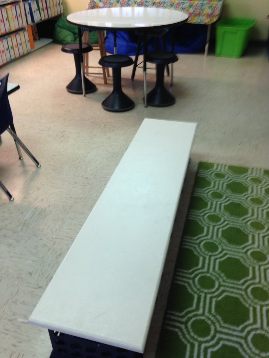 Loves how Lampasas ISD Maintenance department helps us provide flexible seating for our students at KWE!!!  <a href="/LampasasKWE/">Kline Whitis Elem</a> #LoveMySchoolDay