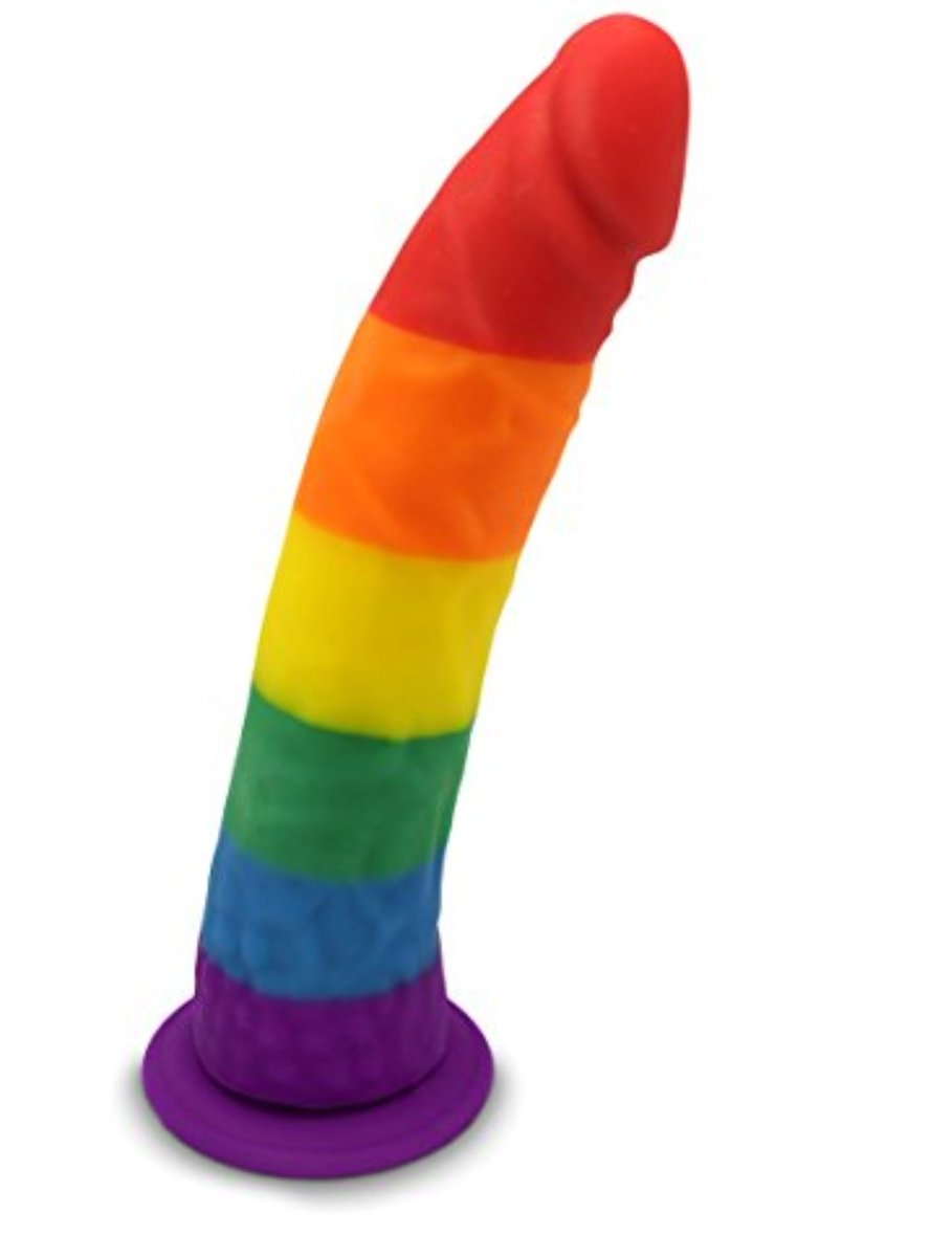 Colours Rainbow Crystal Silicone Realistic Big Dildo Adult Suction Dong Sex Toy Super For Women