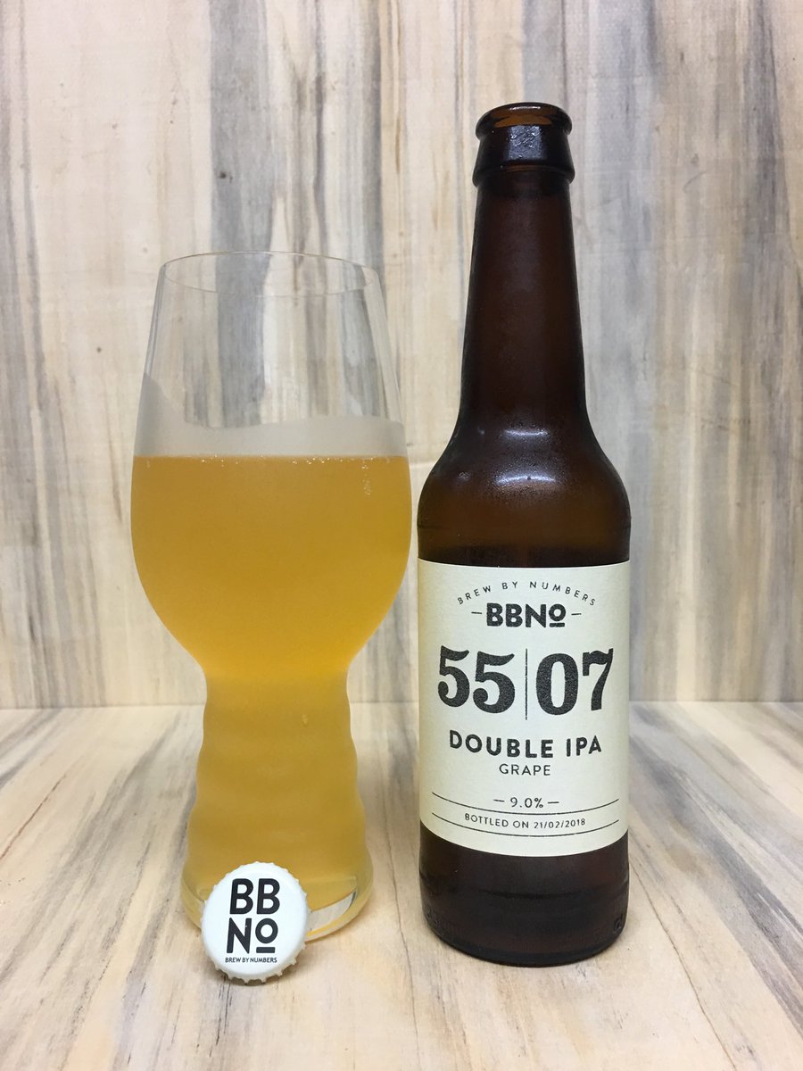 CraftBeerGeezer's tweet image. 55|07 DIPA Grape - interesting, like the white grape influence! Good stuff from @BrewByNumbers!  #craftbeer