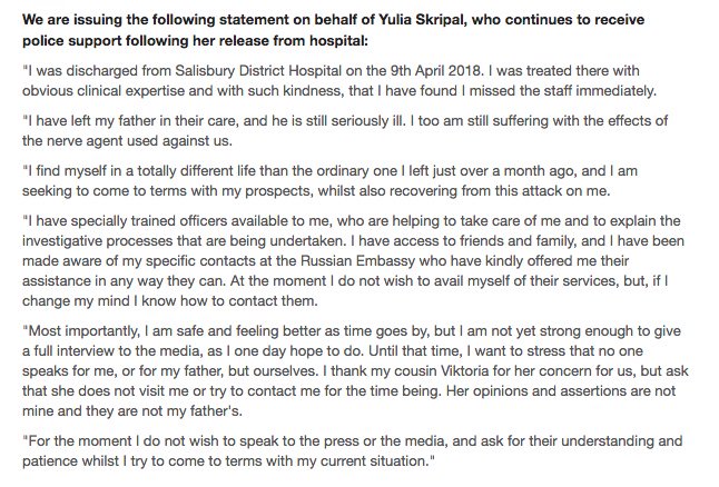 dan whitehead on twitter new interesting statement from yulia