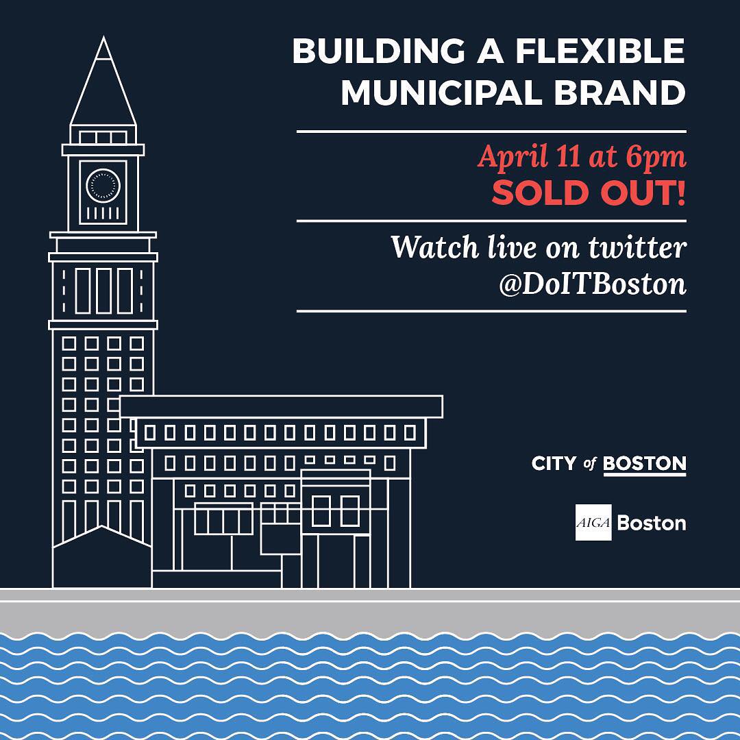 DoITBoston's tweet image. We&apos;re excited to take part in #BostonDesignWeek tonight – learn about the role of design &amp;amp; brand in the @CityOfBoston by tuning into the @DoITBostonlivestream at 6pm.