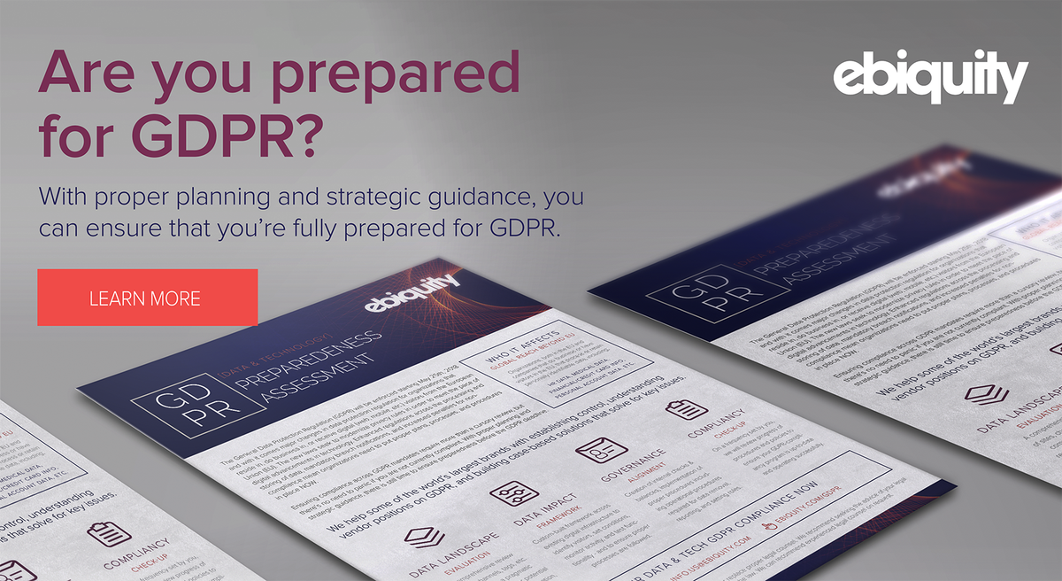 ebiquity_plc's tweet photo. Ensuring compliance with #GDPR requires more than a cursory review. Download our Preparedness Assessment to learn more ➡️ https://t.co/N5zSHoSLRY https://t.co/naD1C2t2lO
