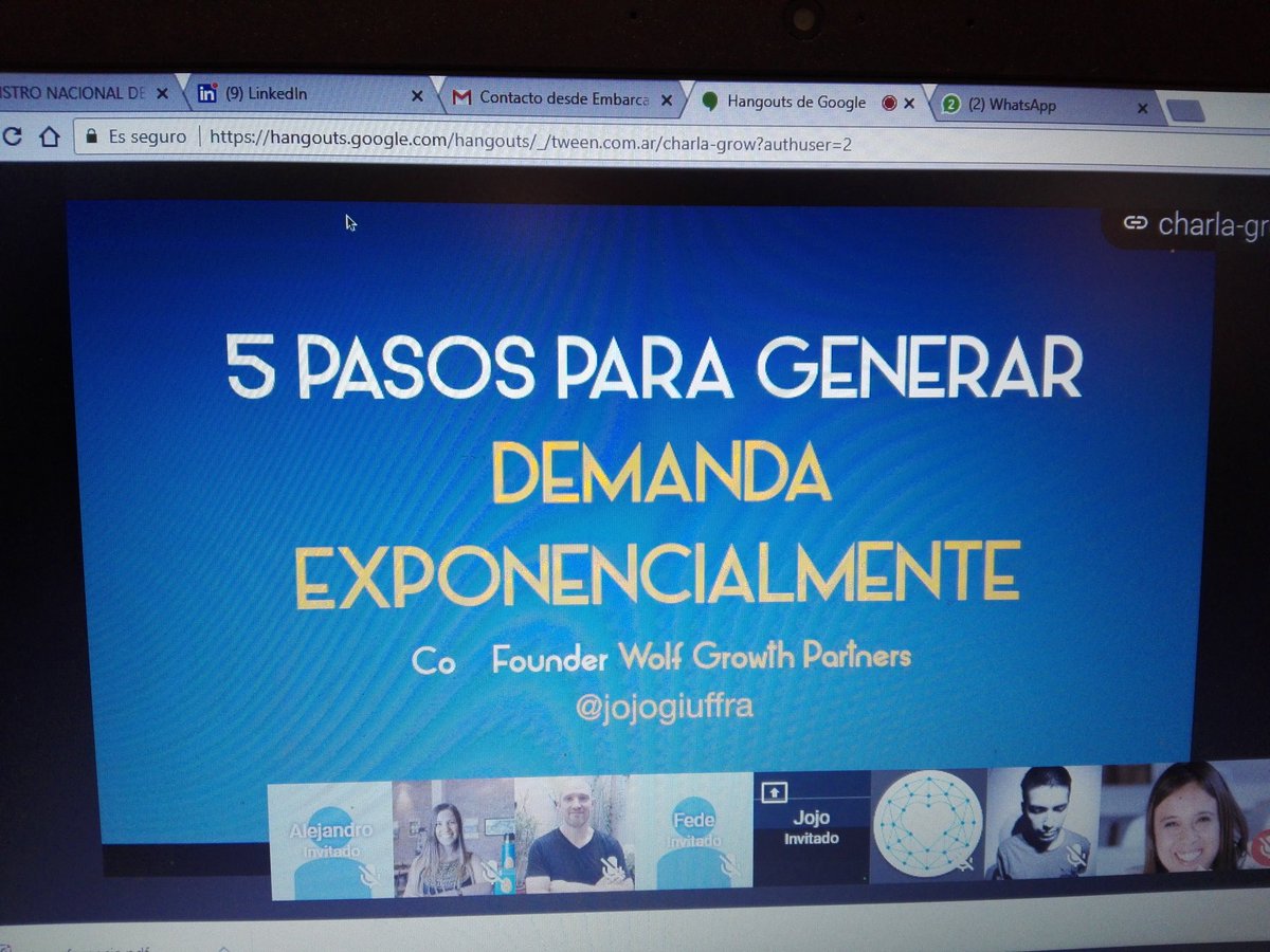 embarcavc's tweet image. Charla sobre #growhacking con @jojogiuffra en @EmbarcaMza para nuestros embarcados!