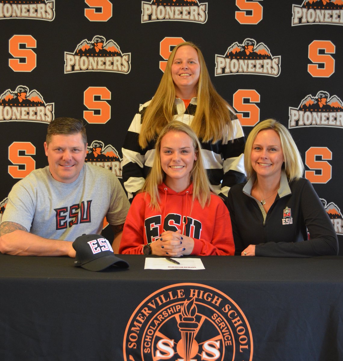 KTFraney's tweet photo. Congrats to distance runner Kylie Stangle and family for signing with East Stroudsburg University and Head Coach Joe Koch.  Stangle was named to the honorable mention All Skyland team this year and has amassed 8 varsity letters in XC &amp; T&amp;F.  @ESUTFXC @VilleXC https://t.co/gWDNQy9TOB
