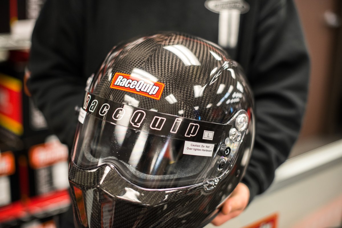 Safety first. Helmets on.