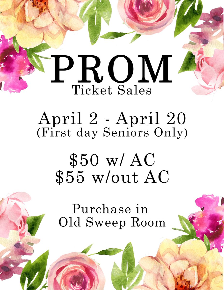 Tigers! Here is the official Spirit Week for Prom 2018! Make sure to also get your Prom tickets before it’s too late! And also, make sure to tag your Promposals with the hashtag #GHSPROMPOSAL18 !!