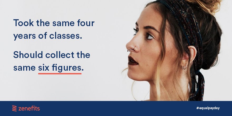 American women complete master's degrees today more than men; but they earn from 41-56% LESS salary at some small businesses. What gives? Shouldn't be her wallet. #PayMeToo (and by 'me' I mean 'women'). zenefits.com/equalpay