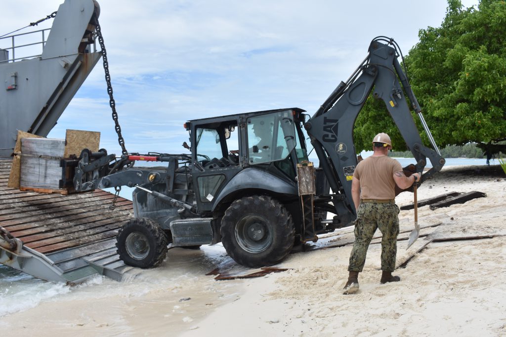 NMCB11 Provides Fresh Water In the Marshall Islands. Read the #seabee story at go.usa.gov/xQTfA.