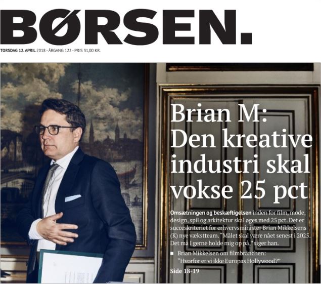 REGERINGEN NEDSÆTTER VÆKSTTEAM FOR KREATIV ERHVERV. 13 dygtige erhvervsfolk i vækstteamet vil påtage sig den opgave at udarbejde en række anbefalinger, som kan styrke vækst med 25%. "I kan bare putte det i kalenderen og holde mig op på det ;)" #dkpol #dkbiz #dkmedier