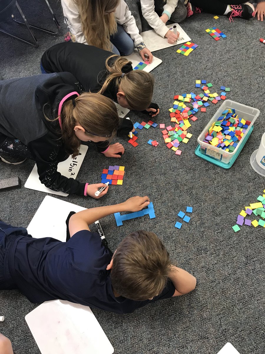 Scintosclass's tweet photo. Even though we are working hard on our PSSA tests, we still have time in the afternoon to explore math concepts like area and perimeter! #scintosclass https://t.co/Vj1RUtXC81