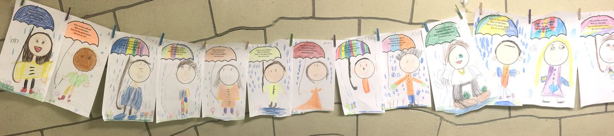Dalkeith_KDG's tweet photo. #KDGART Rain 🌧 on the rooftops 🏠. Rain ☔️ on the trees 🌳. Rain 🌧 on the green grass but not on me! https://t.co/FVansVikJj