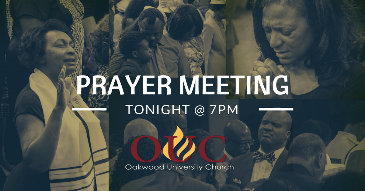 oakwoodsda's tweet photo. Join us tonight at 7:00 pm for Prayer Meeting at the OUC! #midweek #prayer #makingChristFirst https://t.co/9kEcmCrPVf https://t.co/cxTiLptO4Q