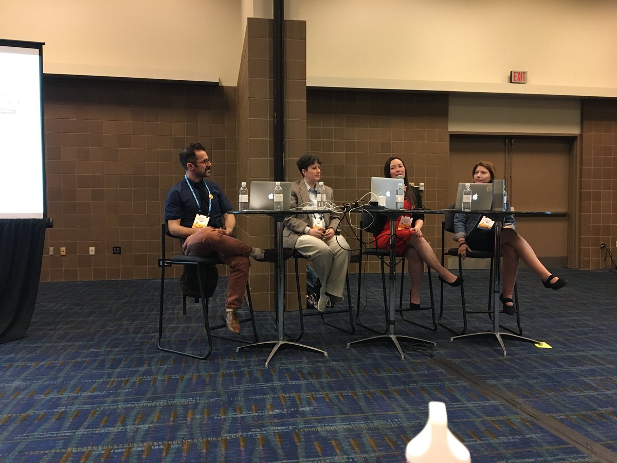 mistymclaughlin's tweet photo. @ASPCA @AliceHendricks presenting How Digital-First Technology Transformed the ASPCA’s Online Program at #18NTC. Packed house! #18NTCdigitalfirst @jacksonriver @gospringboard https://t.co/BNT50EOpJe