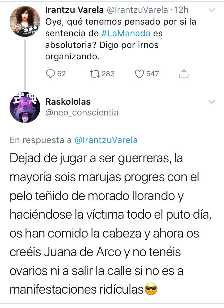 IrantzuVarela's tweet photo. Me encanta pensar lo desprevenidos que les vamos a pillar. https://t.co/erfsUmel7a