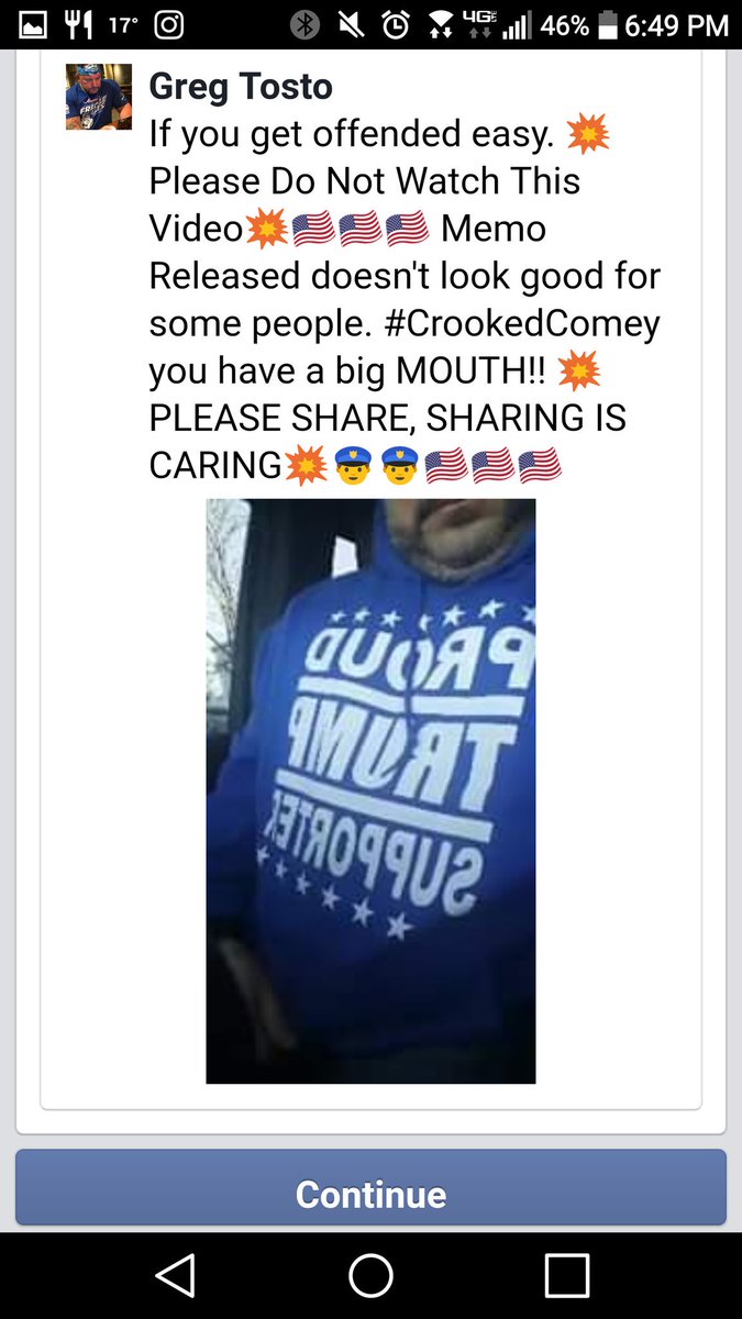 GregTosto's tweet image. @facebook #BlocksFreeSpeech #BlocksConservatives sells your info. @DiamondandSilk @tedcruz @DevinNunes @StateDept @realDonaldTrump