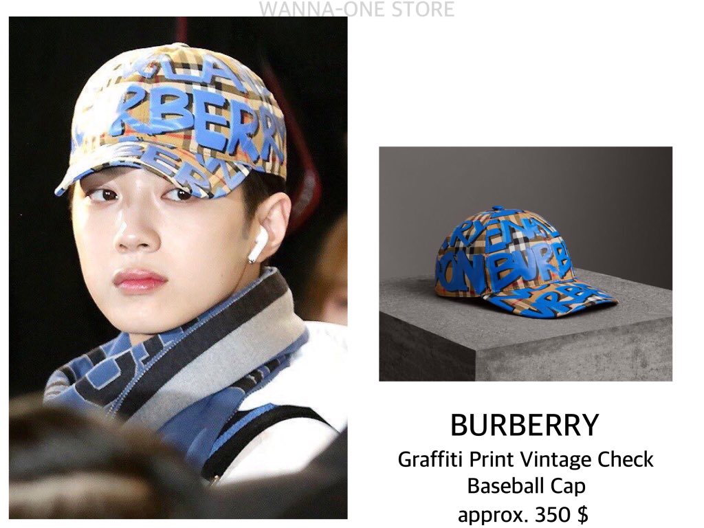 burberry graffiti hat