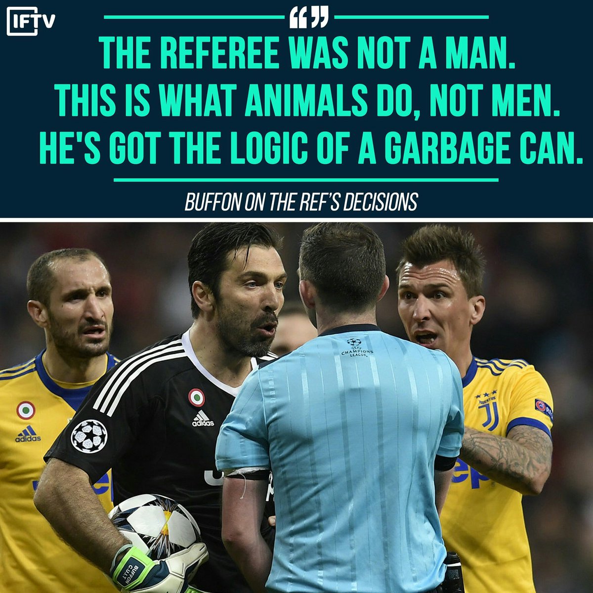 Can't compare Paolo Maldini or even Ale Del Piero to Buffon. Those two were the true bandiera.