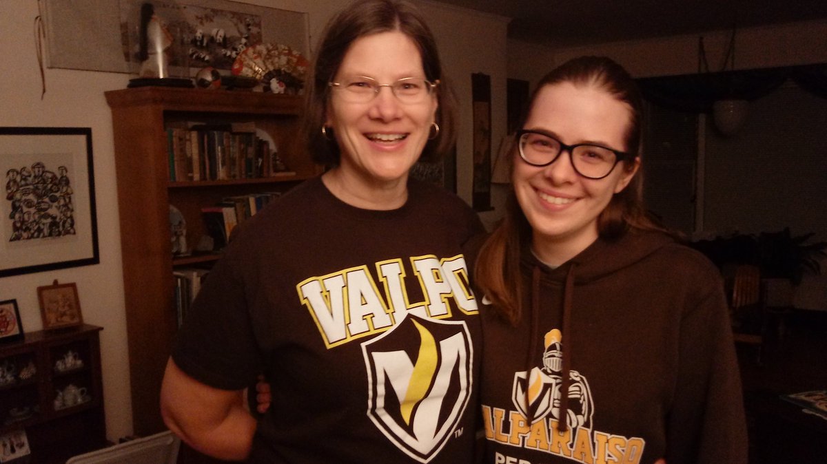 Two generations are #ProudToBeValpo on #ValpoDay