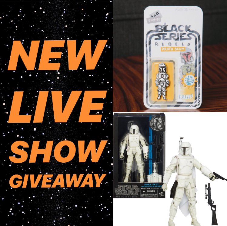 BlkSeriesRebels's tweet photo. EXCLUSIVE LIVE SHOW GIVEAWAY! Enter to win a PROTO SCUM PIN & PROTO BLACK SERIES FIGURE!
-
TO ENTER:
-
-HIT THE LINK IN OUR BIO
-SUBSCRIBE ON YOUTUBE
-LIKE THE LIVE SHOW
-COMMENT w/ #PROTOLIVE and your Instagram name (must have hashtag to be eligible)
-
https://t.co/lLaVYSYmi4 https://t.co/0HhRiJExOS
