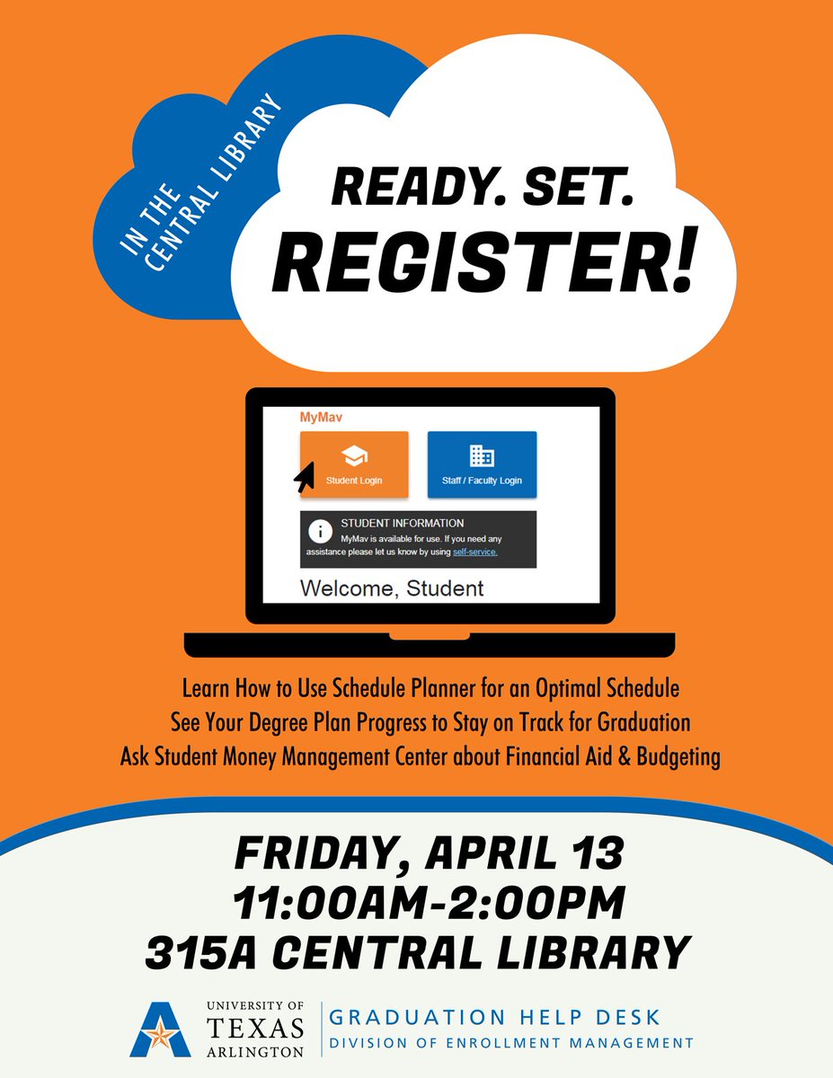 Ut Arlington On Twitter Ready Set Register Join The