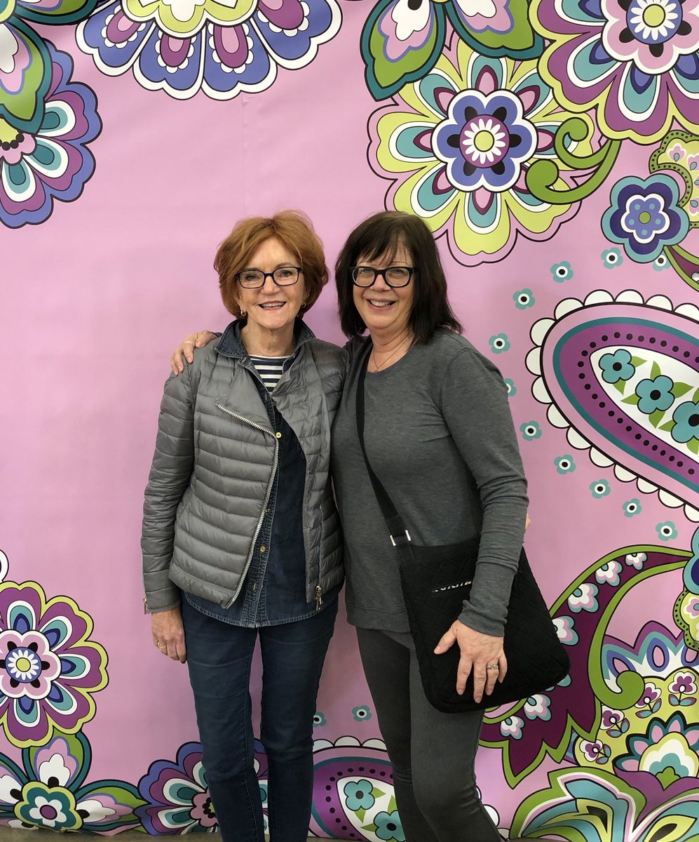 Vera Bradley Annual Sale in Ft. Wayne. With founder Barbara Bradley Baekgaard #vbas18 #verabradley