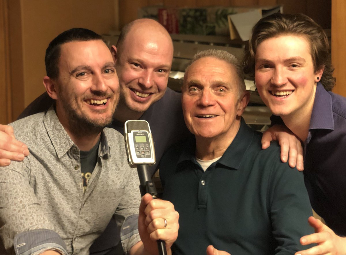 PoleJason's tweet photo. Thank you, @helensmell for helping #4Kquartet ring more chords at our rehearsal tonight. Thanks for the pic too! #BarbershopQuartetDay https://t.co/Sm4rP3henb