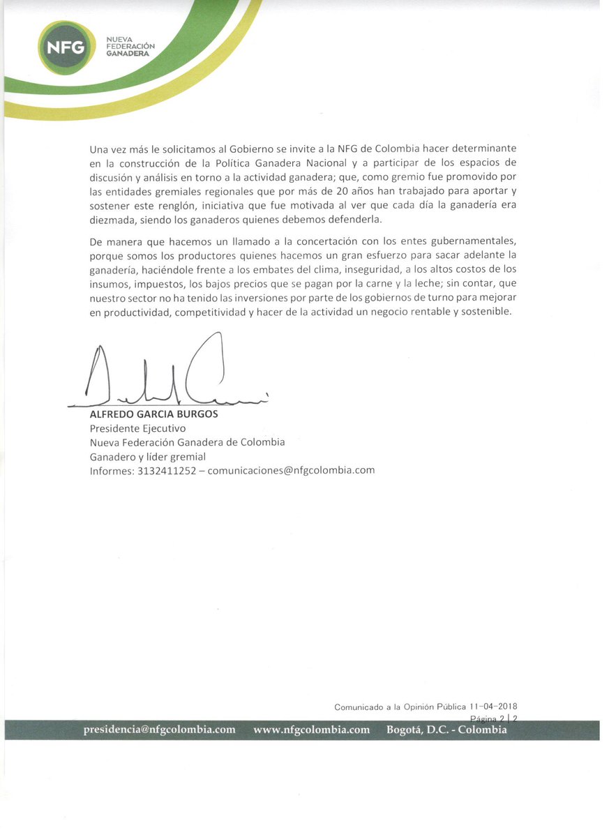 NFG de Colombia tweet media
