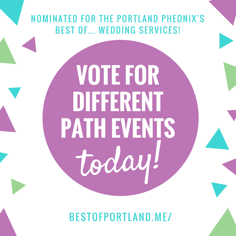 I have been nominated for the @PortlandPhoenix Best of... Wedding Services!  Don't forget to vote every day!  bestofportland.me #mainesmallbusiness #womenownedbusiness #momprenuer
