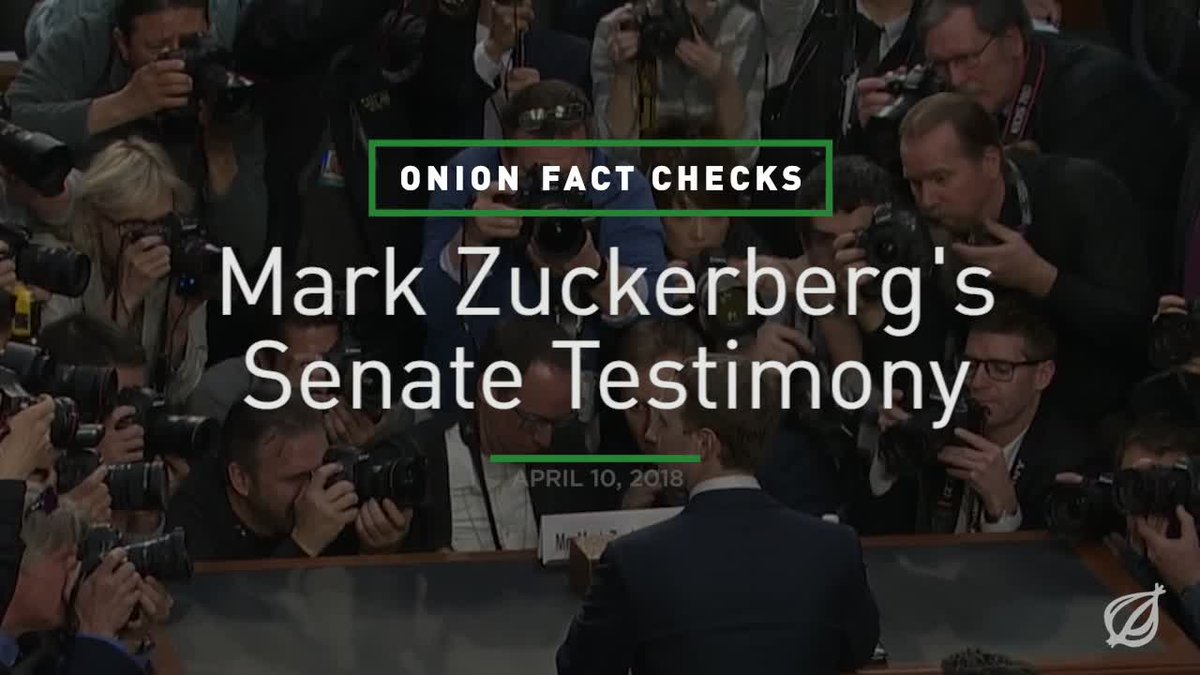 The Onion on Twitter "Onion Fact Checks Mark Zuckerberg's