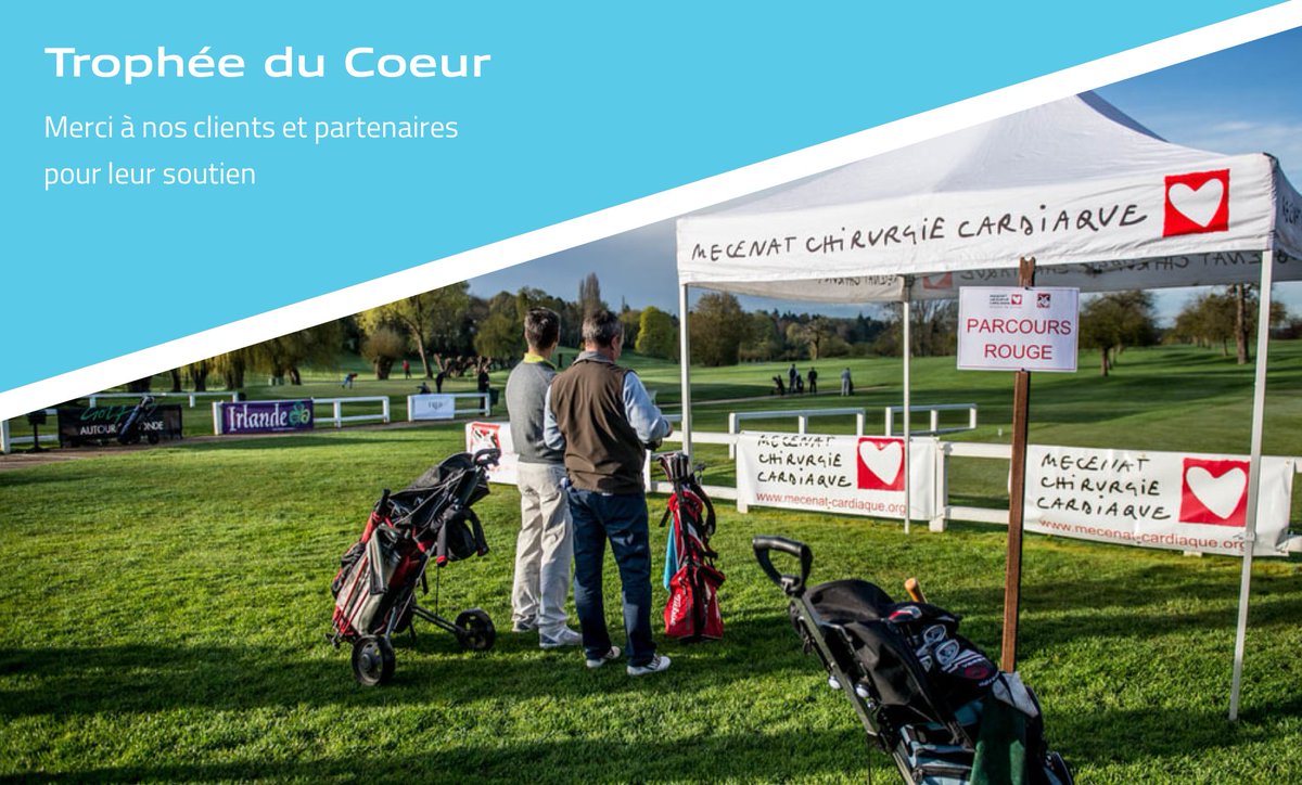 Exaprobe's tweet photo. [WORKPLACE] Pour soutenir @mecenatcardiaqu dans sa mission auprès des enfants, @Exaprobe a monté une équipe de golfeurs solidaires pour participer au #TrophéeDuCœur, qui a eu lieu hier au golf de St Nom La Bretèche. Merci à nos clients &amp; partenaires pour leur engagement ! https://t.co/siiJNBZDDX
