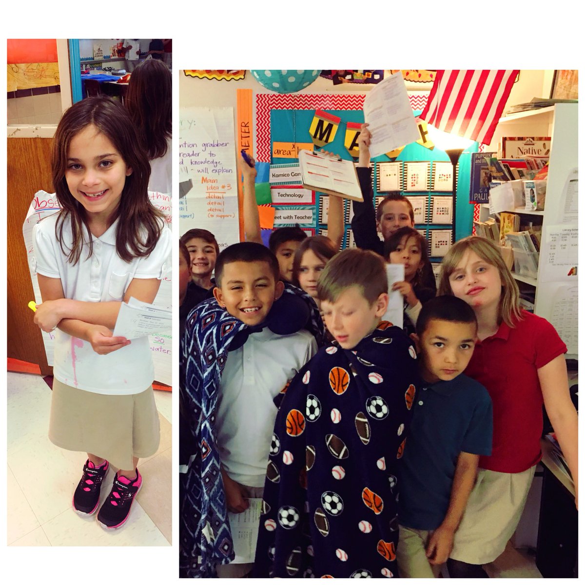 missycollins25's tweet photo. #standstickorstray #walkertribe #tribebingo @CISDWalker Checking over our reading passage stand, stick, or stray style is definitely more fun! https://t.co/MZ07yVCQJ7