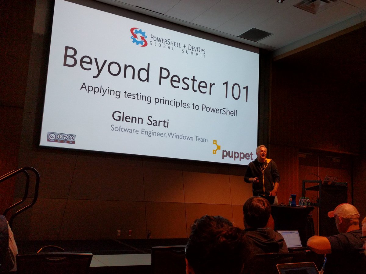 brianbunke's tweet image. Beyond #PSPester 101 with @GlennSarti at #PSHSummit! 😀