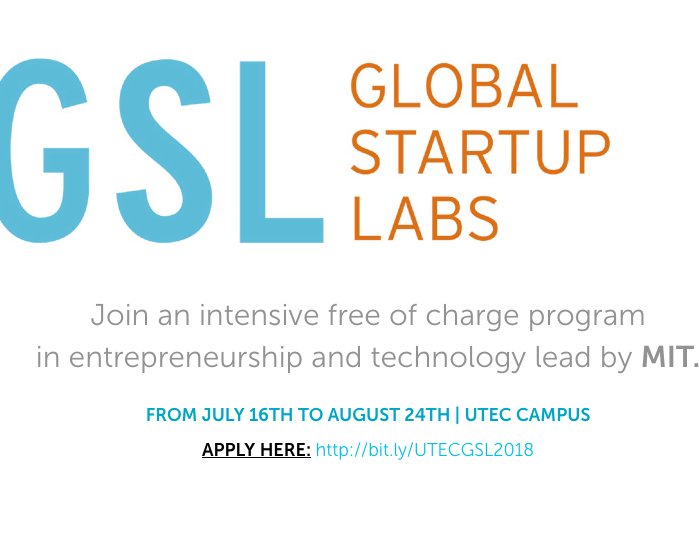 fshero_'s tweet photo. Dato: @UtecVentures y #MIT organizan #GlobalStartupLabs, programa de #emprendimiento tecnológico para 🏃‍♀️mujeres universitarias y recién egresadas.  Aplica aquí 👉 https://t.co/XcTXdhW2r3 #GSLPerú 😲
cc @mcostach @mosimosquera @CarlotaDuc @marilia_mmo @CaroBottoB @gorjeda https://t.co/yZbnBYn5Iy