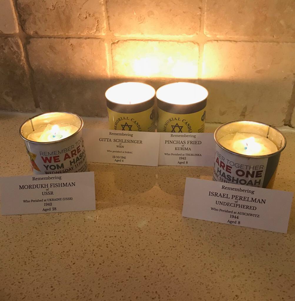 markieflen's tweet image. #yellowcandle #NeverForget #YomHaShoah my family lit candles to remember those murdered in the Holocaust. We will never forget them and remember together we are one.
