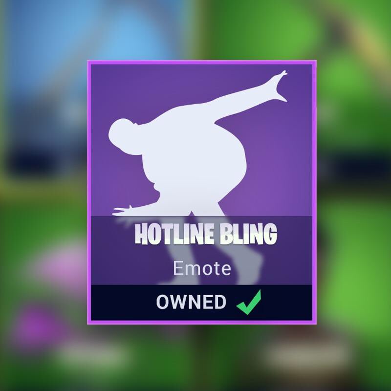ChrisIsLuckyy's tweet photo. @FortniteGame @Drake 
How many RTS for you to add a 
HOTLINE BLING EMOTE 
#Fortnite https://t.co/vvRDRdNPNO