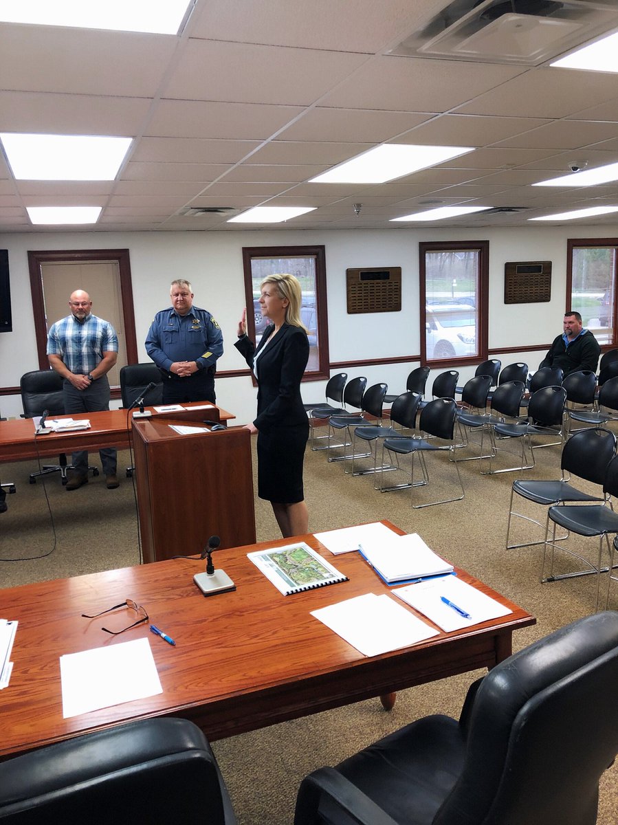 We celebrate <a href="/BTAdultEd/">Butler Tech Adult Education</a> <a href="/BTPoliceAcad/">BT Police Academy</a> 2017 graduate and Dulle Scholarship winner, Wendy Blaha, whose dream to serve and protect became reality when she was sworn in to the Clearcreek Township Police Department on Monday! #OneButlerTech <a href="/warrencoohio/">Warren County, Ohio</a>