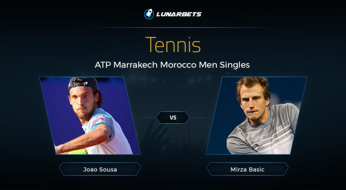 Lunarbets's tweet photo. #Tennis #MarrakechMorocco

#JoaoSousa vs #MirzaBasic

#Sportsbetting #Bets #Odds BET NOW! https://t.co/X8MbDT7Fk1 https://t.co/vUH8lVZeoG