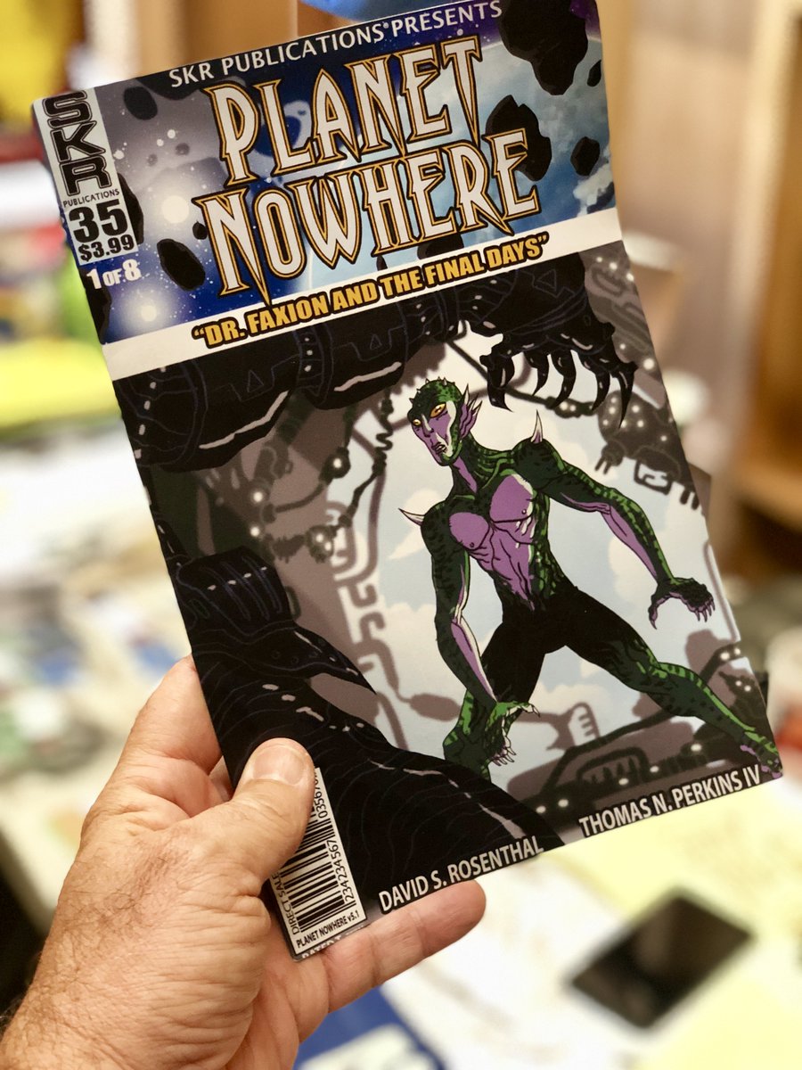 itsskip's tweet photo. Going through more prop boxes.  Here's Brick's comic of "Planet Nowhere" we created for Nowhere Con. Cover drawn by @TNPerkins4 #TheMiddle #props #finalwrap https://t.co/jmDRPlYufK