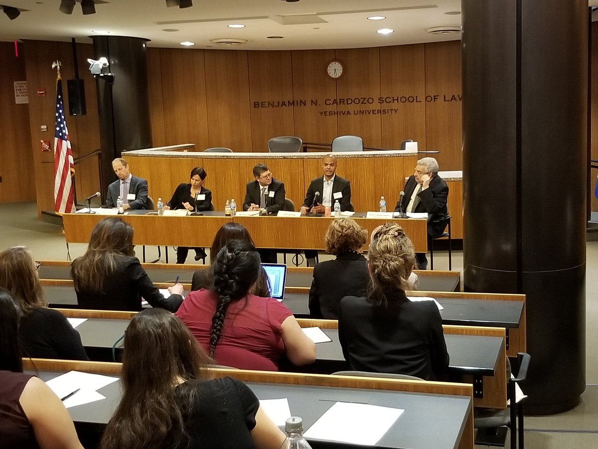HeymanCenterCLS's tweet photo. Panelists discussing the importance of embedding CSR in corporate culture @CardozoLaw @CardozoCLIHHR #heymanevents #clihhr https://t.co/xby1JIWo3i
