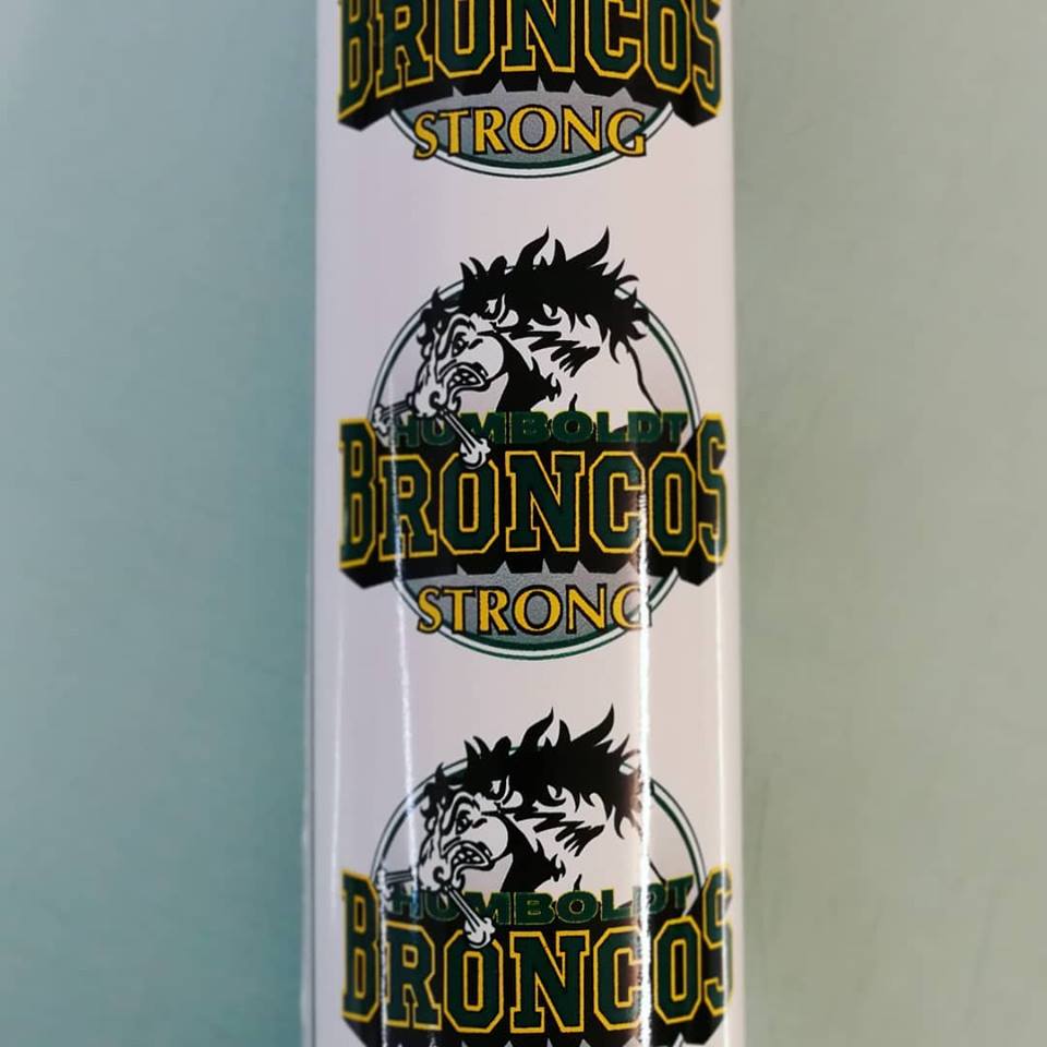TrimLineDesign1's tweet image. trimlinedesignWe will have 4" #HumboldtBroncos vehicle decals free for pickup starting tomorrow (Thursday) afternoon. If you wish to make a donation, visit gofundme.com/funds-for-humb…
