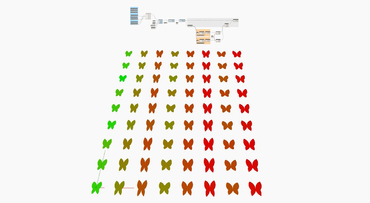 KCMarchitect's tweet photo. Generating some digital entomology for tonight's #DME2072 lecture on #DesignSpaceExploration using @DynamoBIM! @TheBACBoston @AtwoodPeter https://t.co/8WvafBqvrE