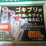 本当にこれｗゴキブリが嫌いな人は殺虫剤のパッケージの絵を見るのも嫌い!