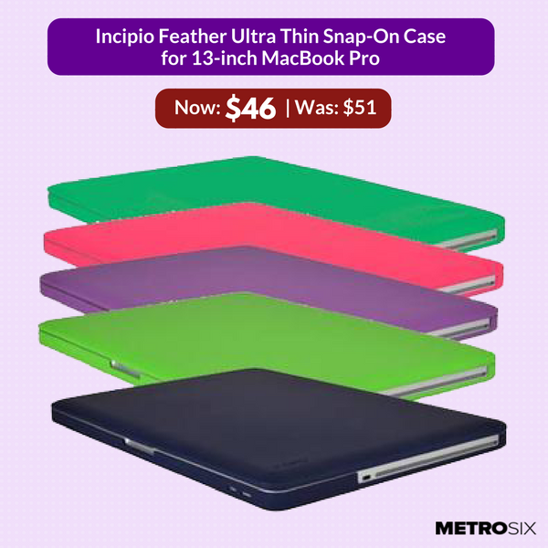 metrosix's tweet photo. Incipio Feather Ultra Thin Snap-On Case for 13-inch MacBook Pro $46 only. Limited Stock. Buy now >> https://t.co/FIBT69NxYj https://t.co/8TtTMDhkOY