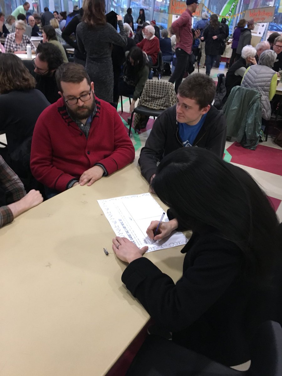 Now we’re going to do some group activities at each table! Each group will share their ideas about the farm within these booklets #wherewillwegrow